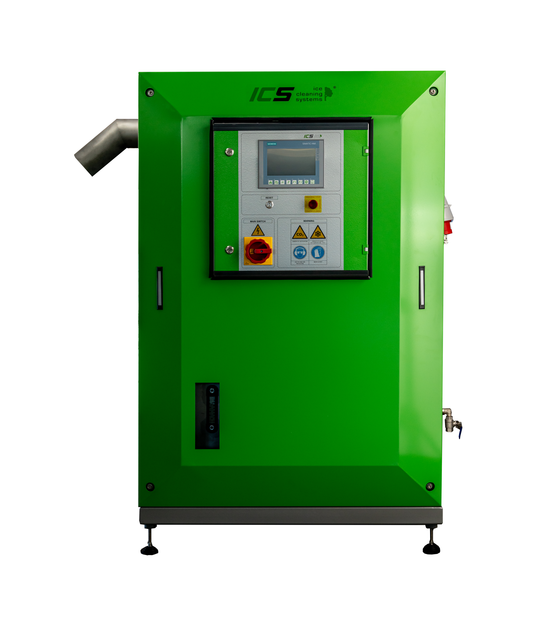 ICS dry ice pelletiser for producing dry ice pellets